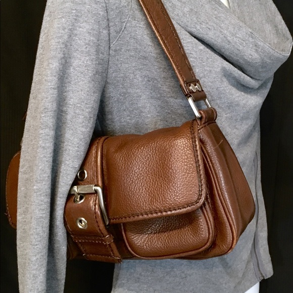 MICHAEL KORS Vintage Brown Pebbled Leather Bag - Picture 8 of 8